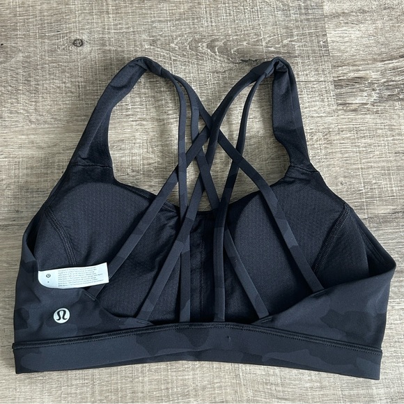 Lululemon Free To Be Serene Bra in Heritage 365 Camo Deep Coal Multi 6 - Picture 6 of 8